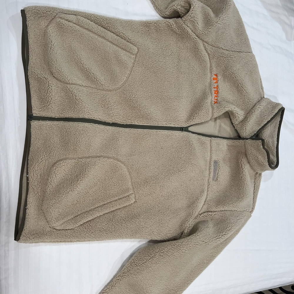 Columbia Beige Fleece Jacket XL